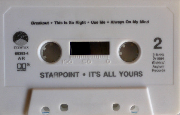 Starpoint : It's All Yours (Cass, Album)