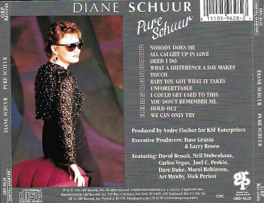 Diane Schuur : Pure Schuur (CD, Album, Club, RP)