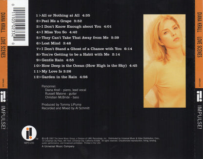 Diana Krall : Love Scenes (CD, Album, RE)