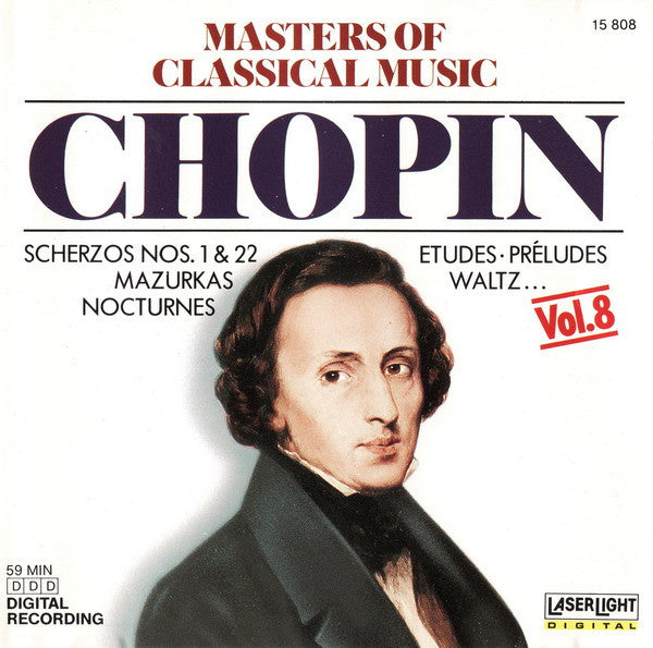 Frédéric Chopin : Masters Of Classical Music, Vol.8: Chopin (CD, Comp)