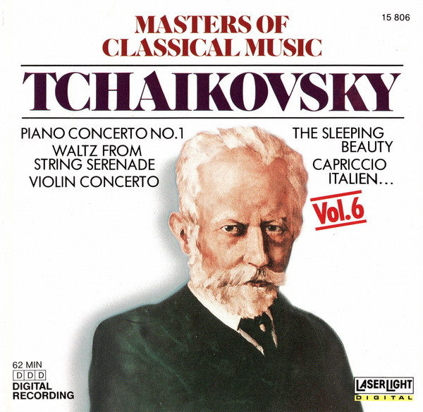 Pyotr Ilyich Tchaikovsky : Masters Of Classical Music, Vol.6: Tchaikovsky (CD, Comp)