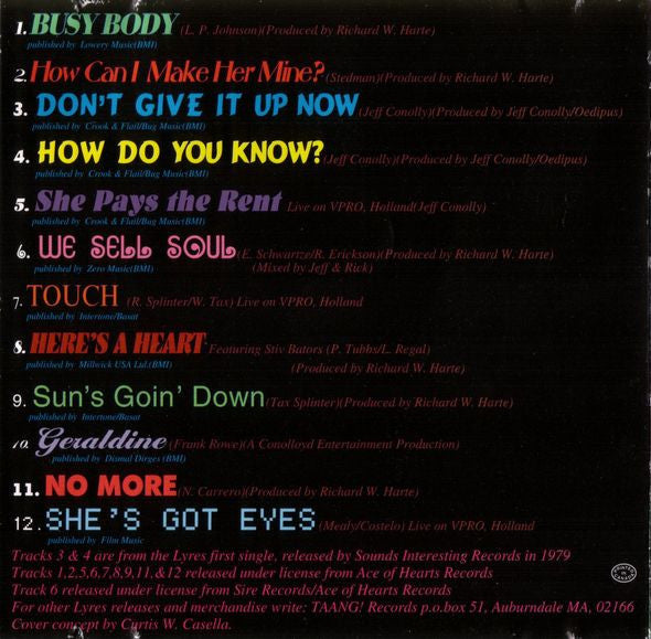 Lyres : Some Lyres (CD, Comp)