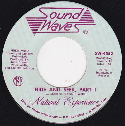 Natural Experience (2) : Hide And Seek (7", Single)
