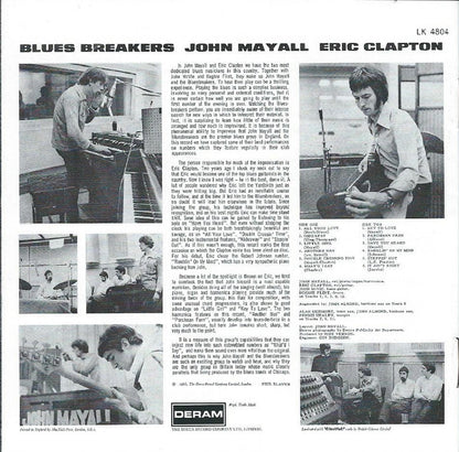 John Mayall With Eric Clapton : Blues Breakers (CD, Album, RE, RM)