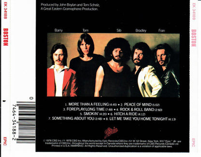 Boston : Boston (CD, Album, RE)