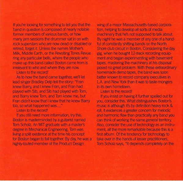 Boston : Boston (CD, Album, RE)