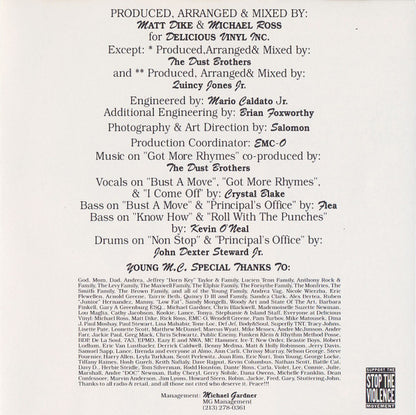Young M.C.* : Stone Cold Rhymin' (CD, Album, SRC)