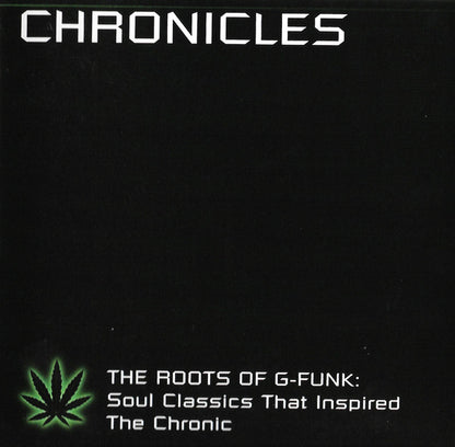 Various : Chronicles: Roots of G Funk, Soul Classics That Inspired The Chronic (CD, Comp)
