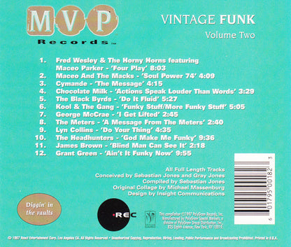 Various : Vintage Funk Volume Two (CD, Comp)