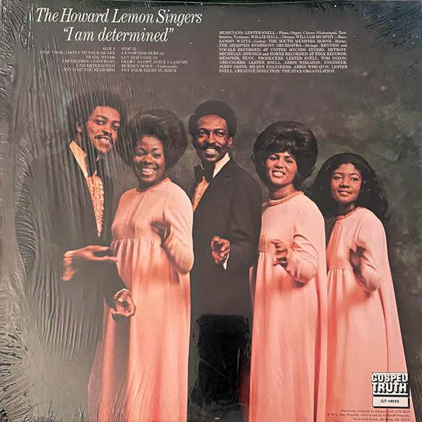 Howard Lemon Singers : I Am Determined (LP, Album, RE)