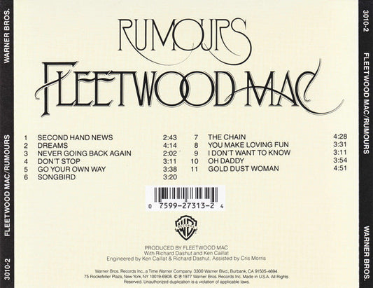 Fleetwood Mac : Rumours (CD, Album, RE)
