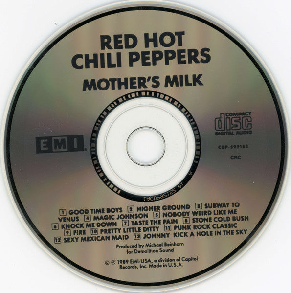 Red Hot Chili Peppers : Mother's Milk (CD, Album, Club)