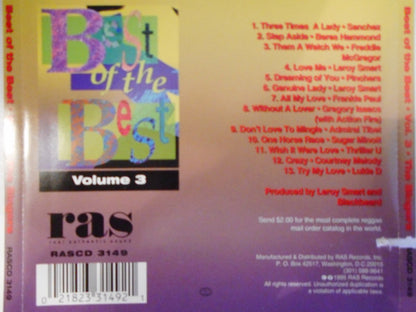 Various : Best Of The Best Volume 3 The Singers (CD, Comp)