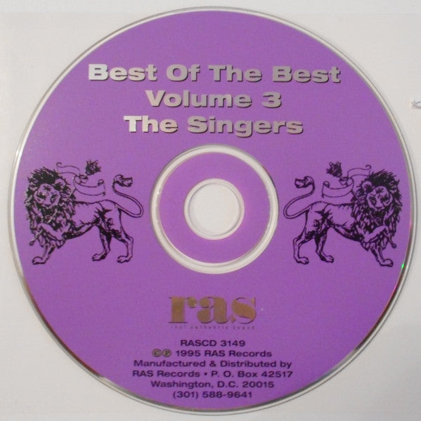 Various : Best Of The Best Volume 3 The Singers (CD, Comp)