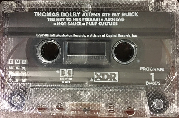 Thomas Dolby : Aliens Ate My Buick (Cass, Album, Win)