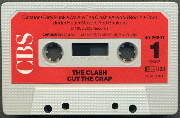 The Clash : Cut The Crap (Cass, Album, Chr)