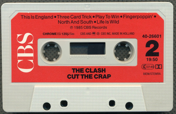 The Clash : Cut The Crap (Cass, Album, Chr)