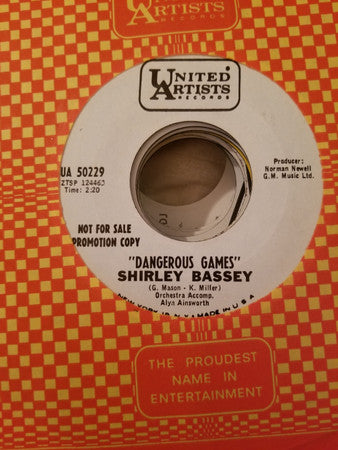 Shirley Bassey : Big Spender / Dangerous Games (7", Single, Promo)