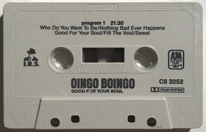 Oingo Boingo : Good For Your Soul (Cass, Album, M/Print, RE)
