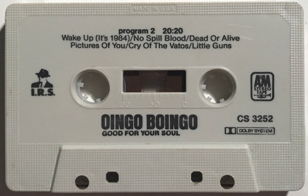 Oingo Boingo : Good For Your Soul (Cass, Album, M/Print, RE)