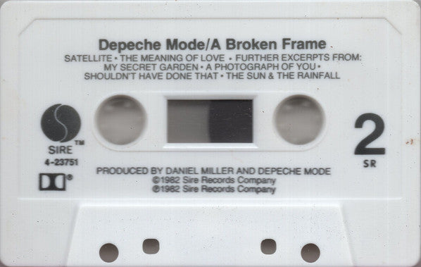 Depeche Mode : A Broken Frame (Cass, Album, RE, Dol)