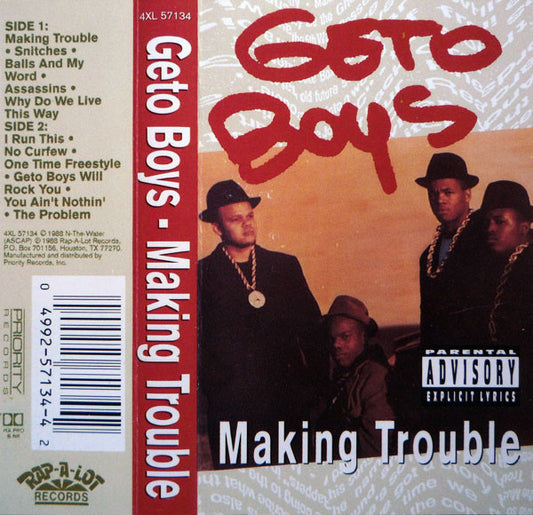 Geto Boys : Making Trouble (Cass, Album, RE, Dol)