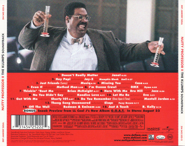Various : Nutty Professor II: The Klumps - Soundtrack (CD, Comp)