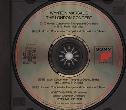 Joseph Haydn, Johann Nepomuk Hummel, Leopold Mozart, Johann Friedrich Fasch - Wynton Marsalis, English Chamber Orchestra, Raymond Leppard : Wynton Marsalis - The London Concert (CD, Album)