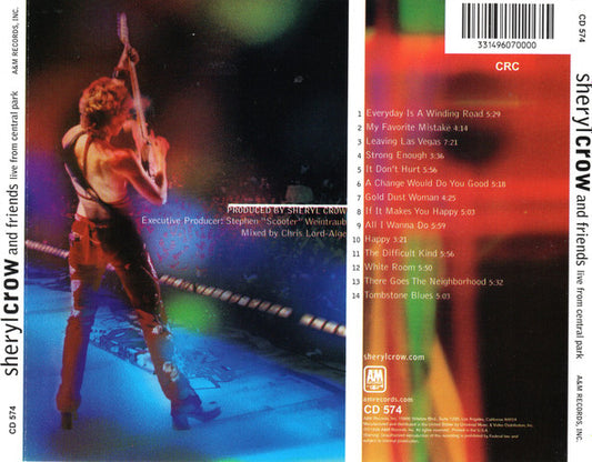 Sheryl Crow And Friends* : Live From Central Park (CD, Album, Club, RE, CRC)