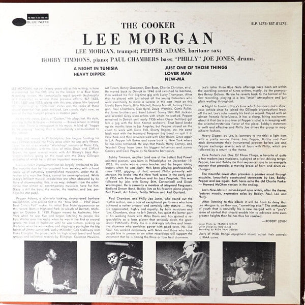 Lee Morgan : The Cooker (LP, Album, RE)