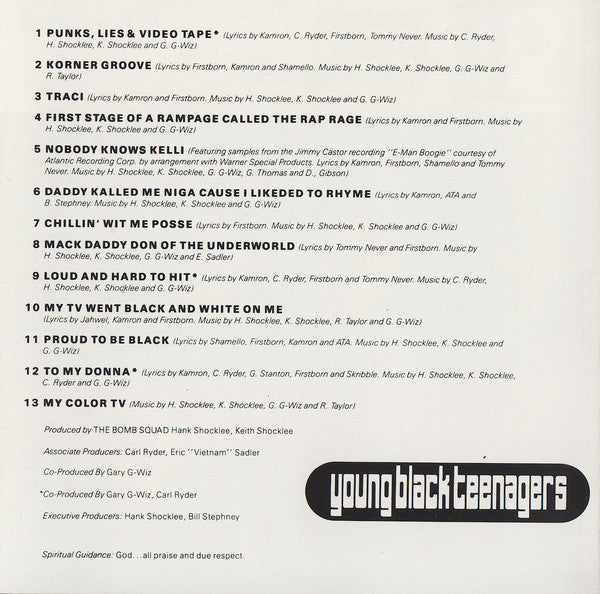 Young Black Teenagers : Young Black Teenagers (CD, Album)