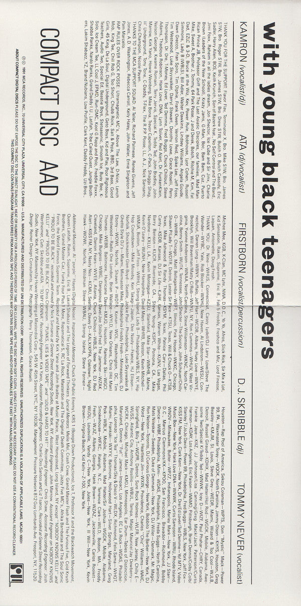 Young Black Teenagers : Young Black Teenagers (CD, Album)