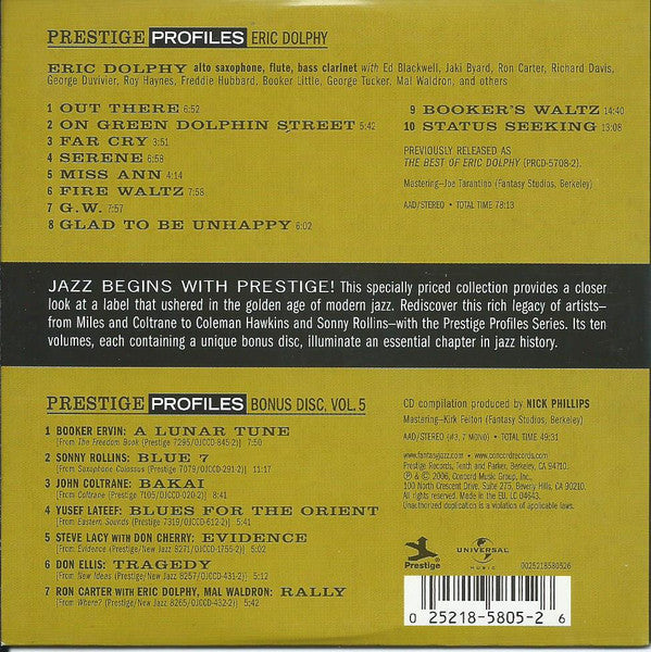 Various : Prestige Profiles Collector's Edition Volume 5 (Bonus Disc) (CD, Comp, Car)