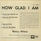 Nancy Wilson : How Glad I Am (7", EP)