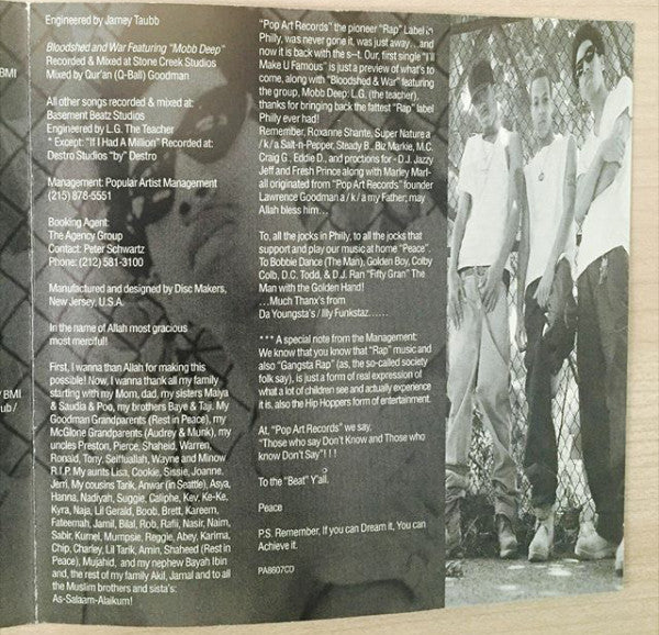 Da Youngsta's ILLY Funkstaz* : I'll Make U Famous (CD, Album)