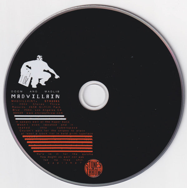 Madvillain : Madvillainy (CD, Album, RE, ADS)