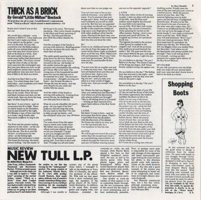 Jethro Tull : Thick As A Brick (CD, Album, RE)
