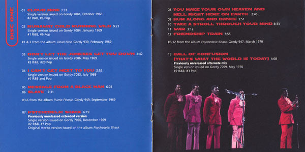 The Temptations : Psychedelic Soul (2xCD, Comp, RM)