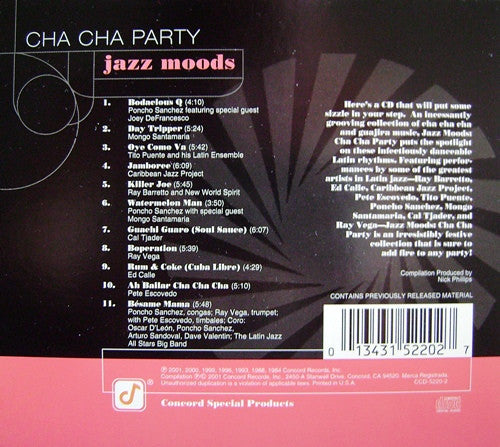 Various : Jazz Moods: Cha Cha Party (CD, Comp)