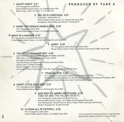 Take 6 : He Is Christmas (CD, Album, SRC)