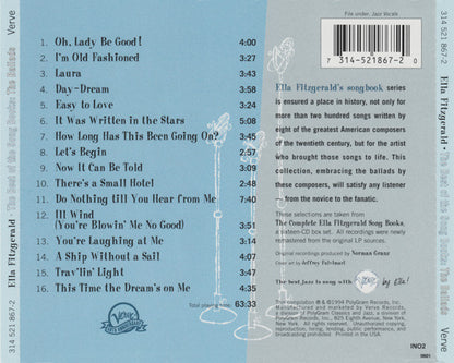 Ella Fitzgerald : The Best Of The Song Books: The Ballads (CD, Comp)