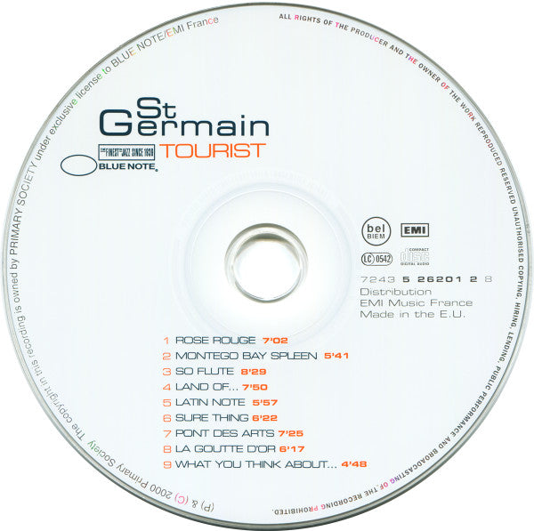 St Germain : Tourist (CD, Album)