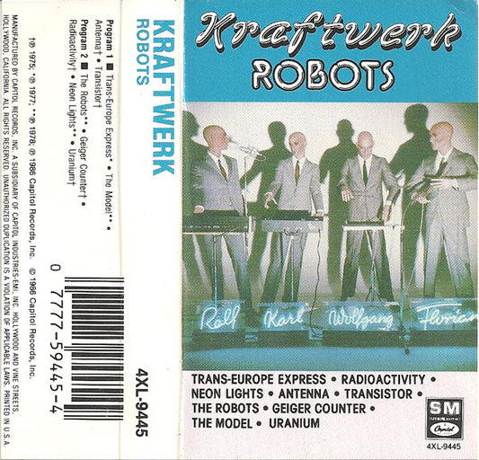 Kraftwerk : Robots (Cass, Comp, Whi)