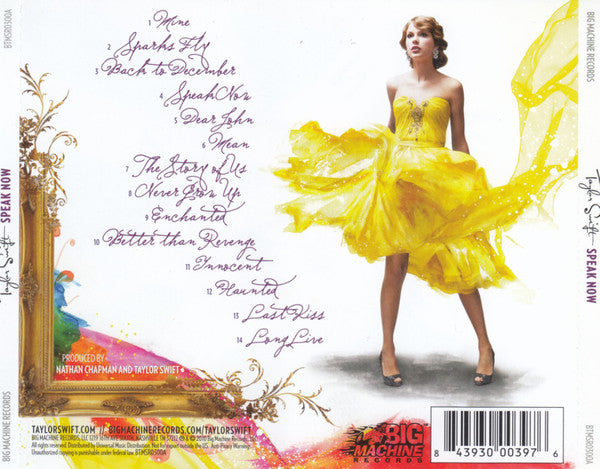 Taylor Swift : Speak Now (CD, Album, RE)