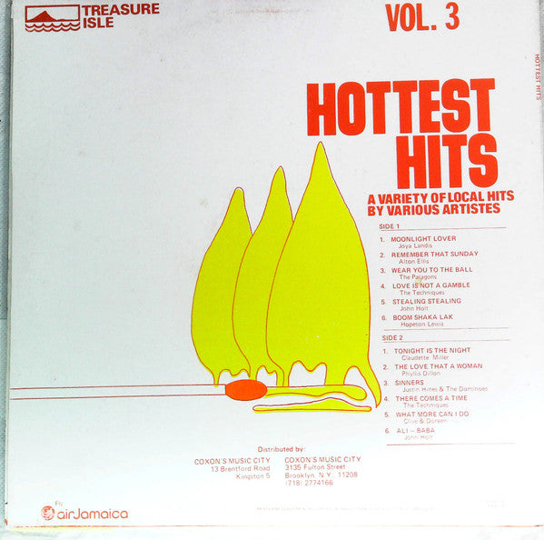 Various : Hottest Hits Vol. 3 (LP, Comp)