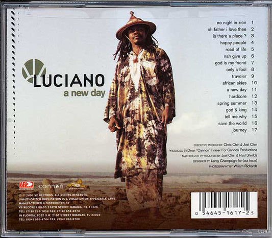 Luciano (2) : A New Day (CD, Album)