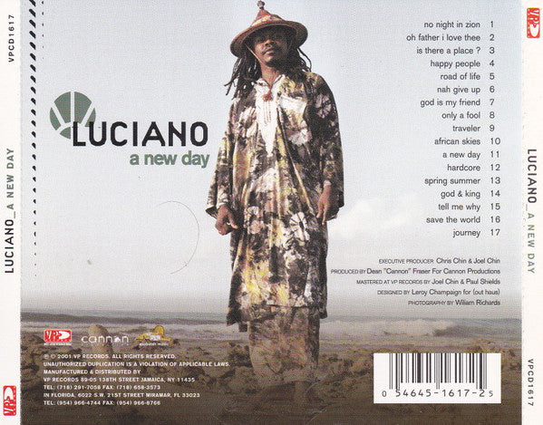 Luciano (2) : A New Day (CD, Album)