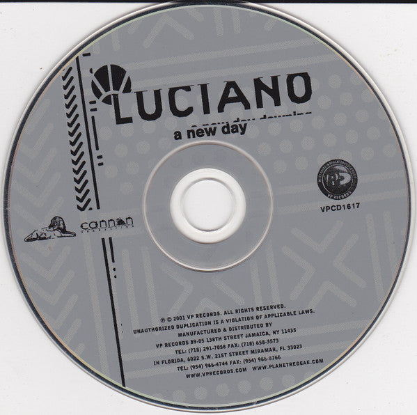 Luciano (2) : A New Day (CD, Album)