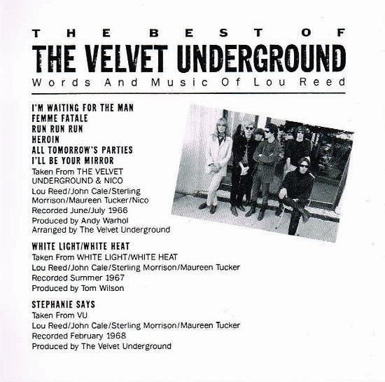 The Velvet Underground : The Best Of The Velvet Underground (Words And Music Of Lou Reed) (CD, Comp)