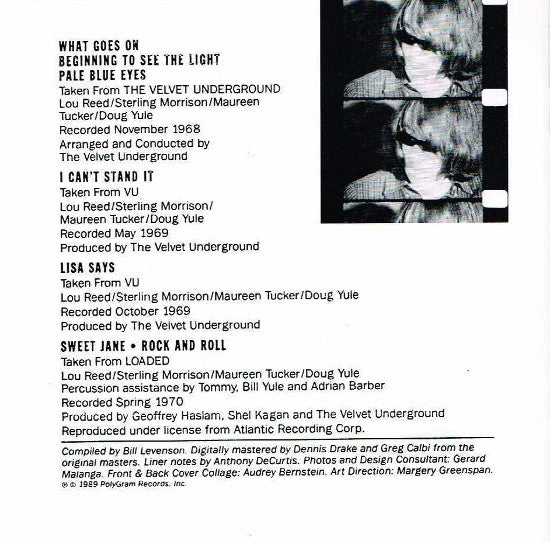 The Velvet Underground : The Best Of The Velvet Underground (Words And Music Of Lou Reed) (CD, Comp)